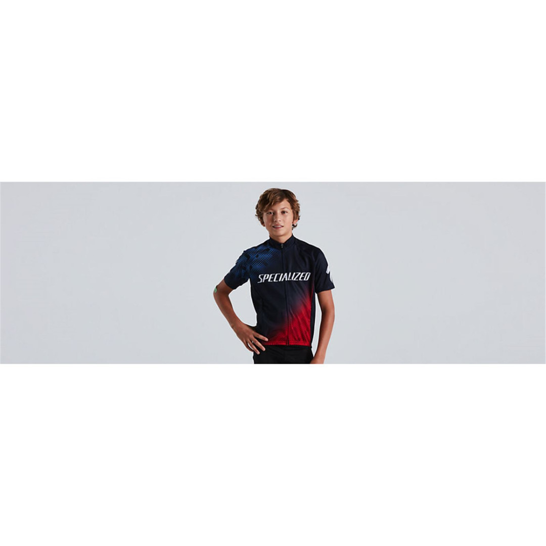 MAILLOT SPECIALIZED JUNIOR RBX COMP AZUL/ROJO