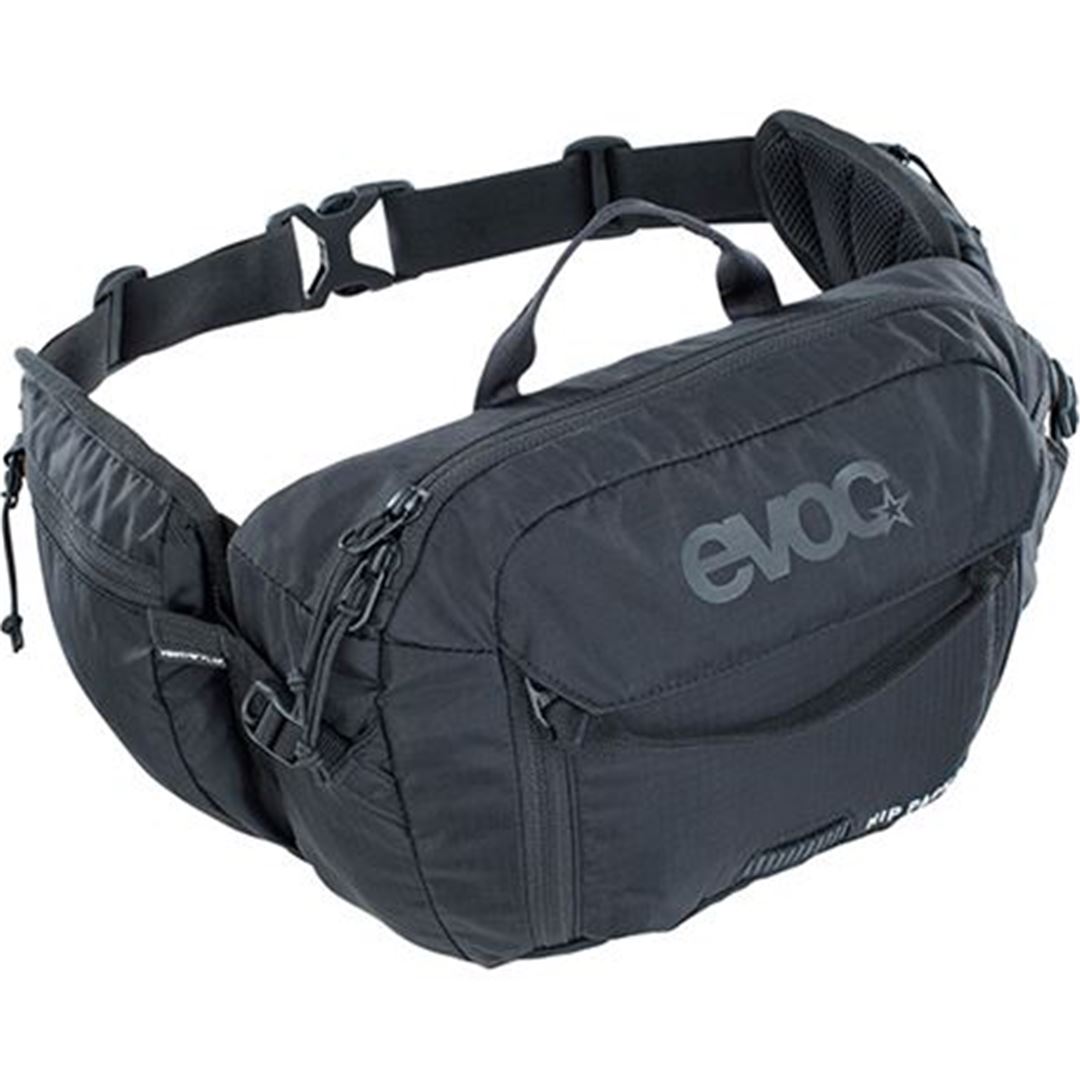 EV-RIÑONERA HIP PACK 3L+BOLSA 1.5L NEGRA