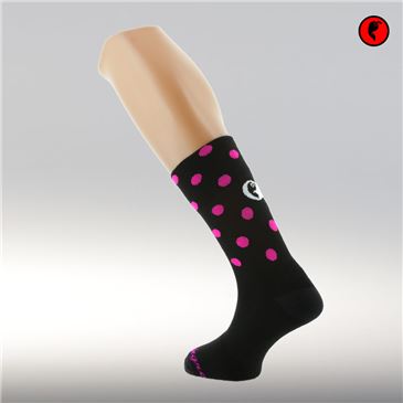 CALCETINES PIMIENTO NEGRO GLORIA CANELA ROSA 2