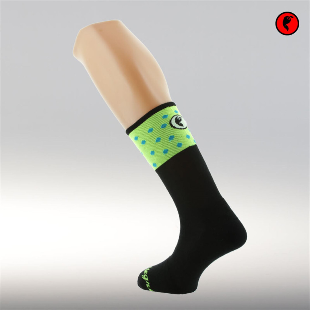 CALCETINES PIMIENTO NEGRO COUGAR AMARILLO