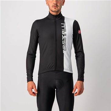 MAILLOT CASTELLI TRAGUARDO FZ NEGRO/BLANCO