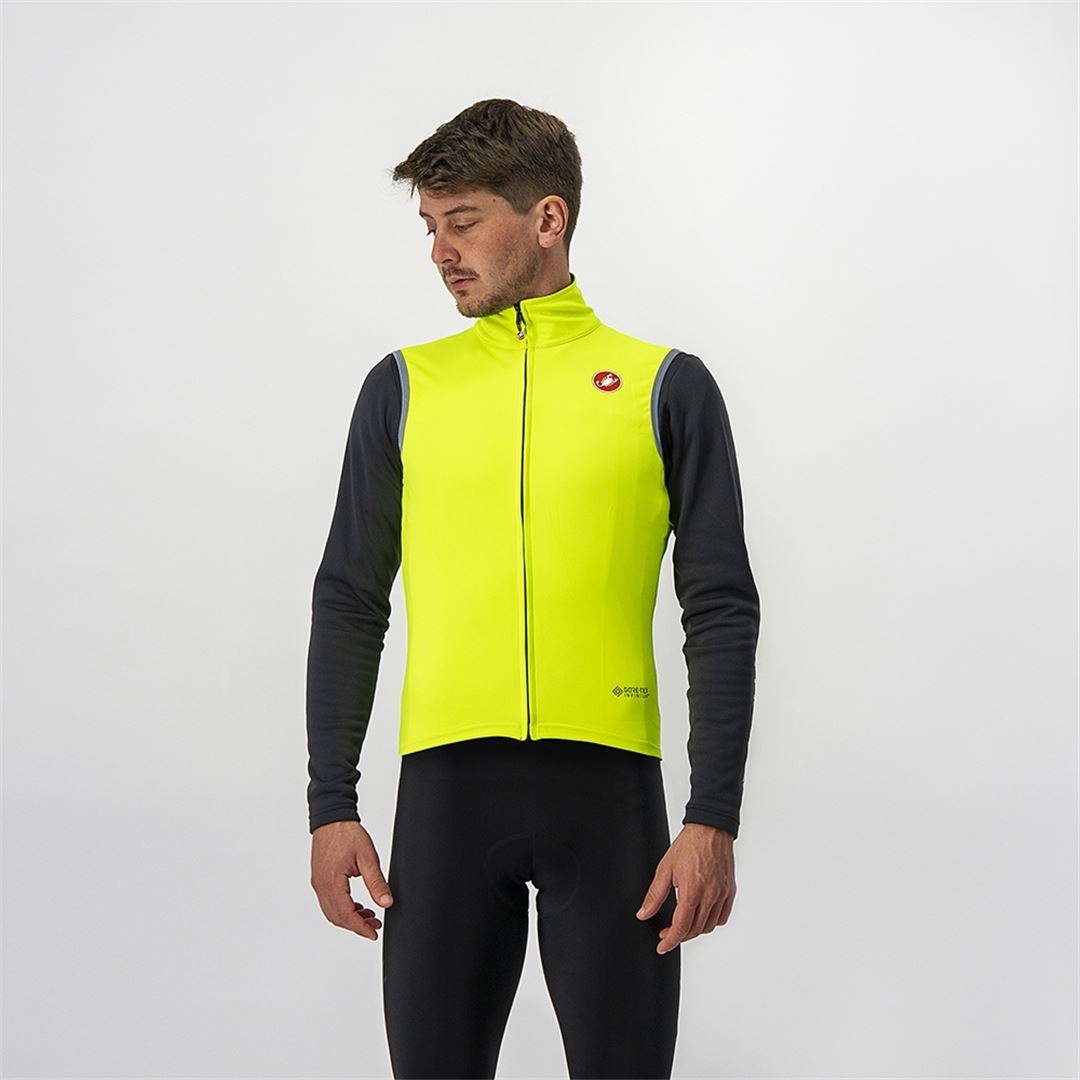 CHALECO CASTELLI PERFETTO AMARILLO
