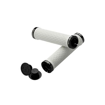 SRM PUÑO LOCKING GRIPS WHT DOUBLE CLAMP