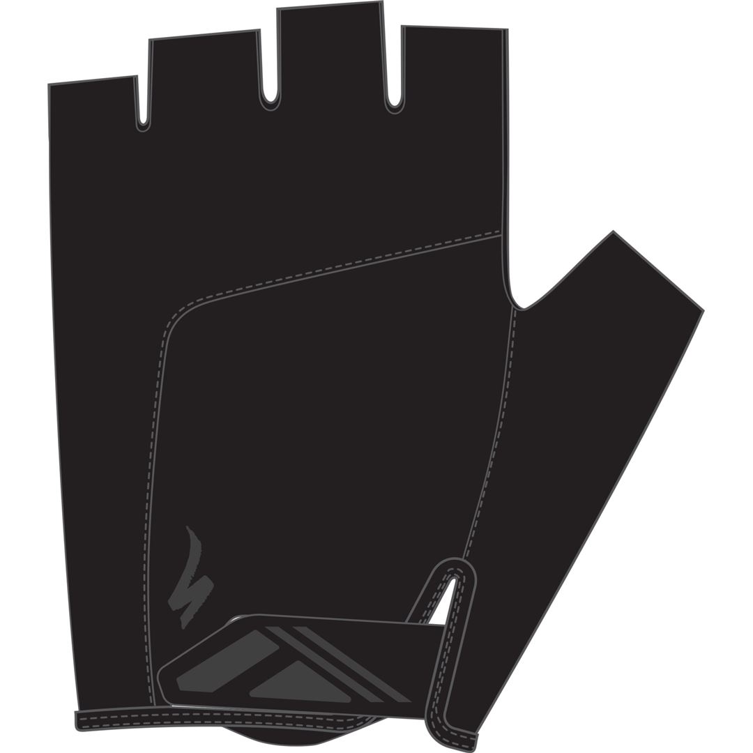 GUANTES SPECIALIZED BG DUAL SF NEGRO